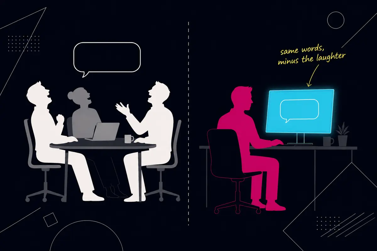 A joke on a call becomes a fact in corporate memory eight months later